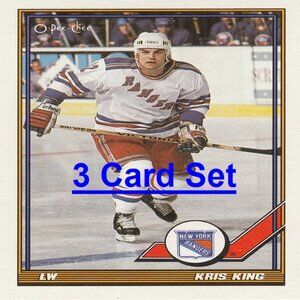 Kris King Hockey Card Collection